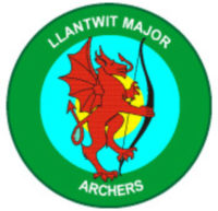 Llantwit Major Archers Dragon holding a bow